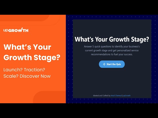 What’s Your Growth Stage? Find Out in 2 Minutes with This AI Tool
