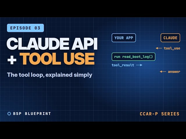 EP 03 | Claude API & Tool Use Explained Simply: The Tool Loop | Claude Architect (CCAR-P)