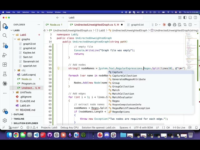 Implementing Graph Algorithms #2 (4-23-2026) | CIS374