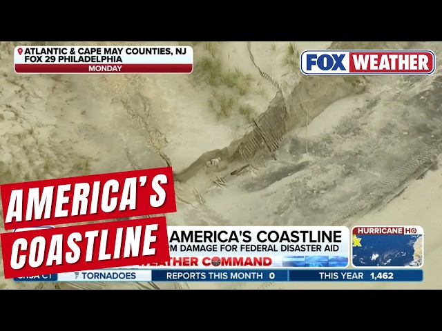 New Jersey Beach Erosion Intensifies After Nor'easter Slams the East Coast