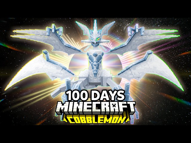 I Spent 100 Days as a SHINY ULTRA LEGENDARY TRAINER in Pokémon Minecraft Vs my Rival!