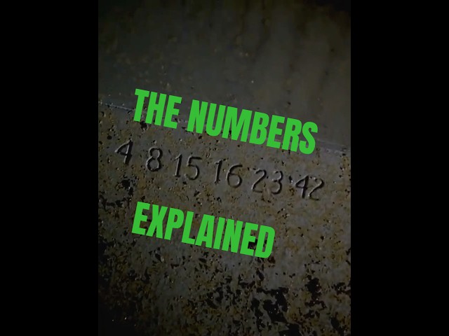 Explaining "The Numbers" from LOST #shorts #episodeguide