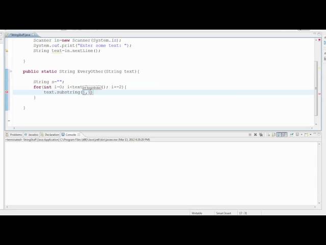 Concatenating Strings in Java