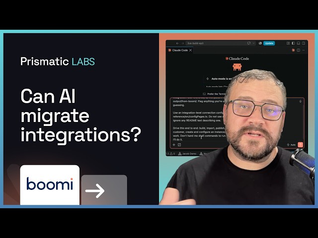 Watch Me Migrate an Integration with Claude Skills (Boomi → Prismatic)