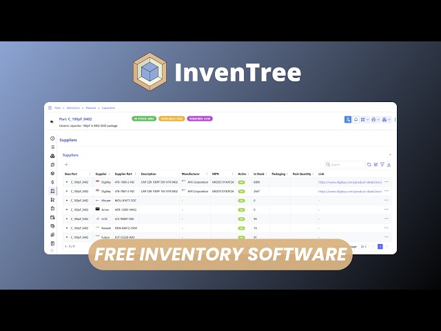 InvenTree: Free Open Source Alternative to Fishbowl & Sortly
