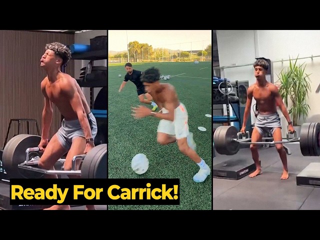 JJ Gabriel's intense preparation for Man United's pre-season tour!