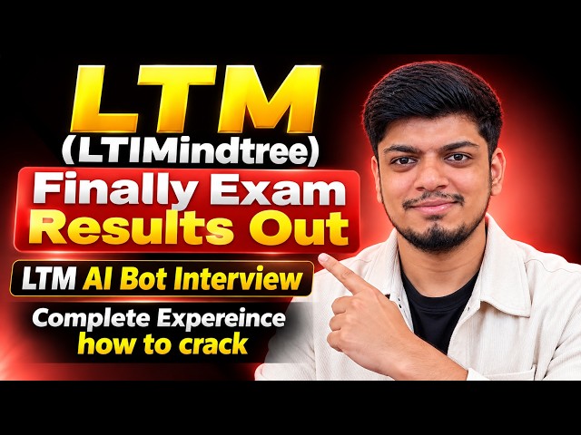 LTMindtree Exam Results Out | LTM AI Bot Interview | LTIMindtree AI-Enabled Interview |LTM Interview