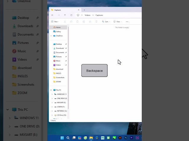 Como Voltar Em Uma Pasta no Windows  Segredo Revelado #windows #tutorial