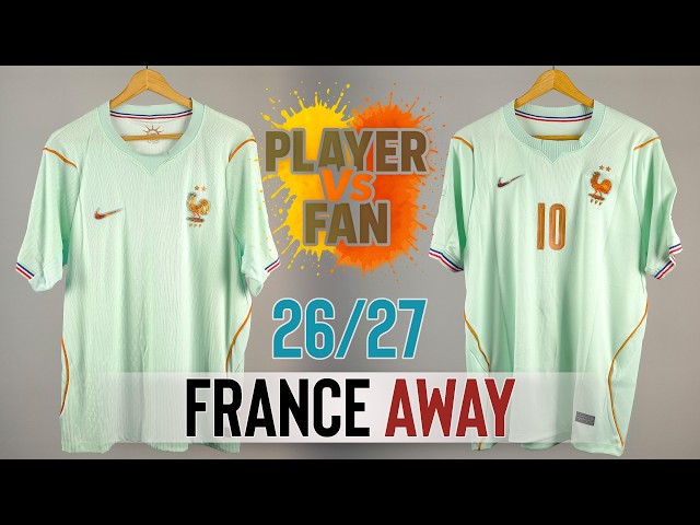 France Away Jersey 2026 World Cup - Player Version Vs Fan Version