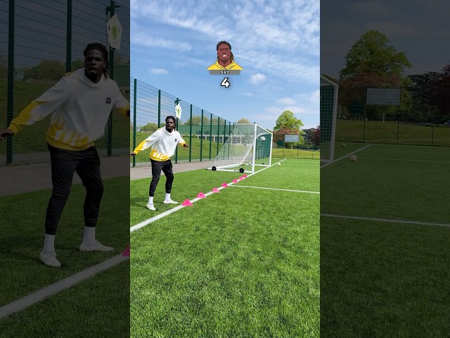 7 Footballs Goal Line Challenge 🔥⚽️