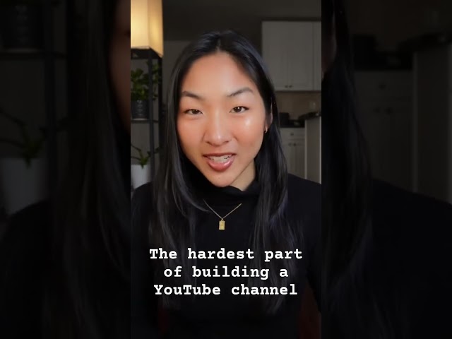 The hardest part of building a YouTube channel #motivation #shortsvideo