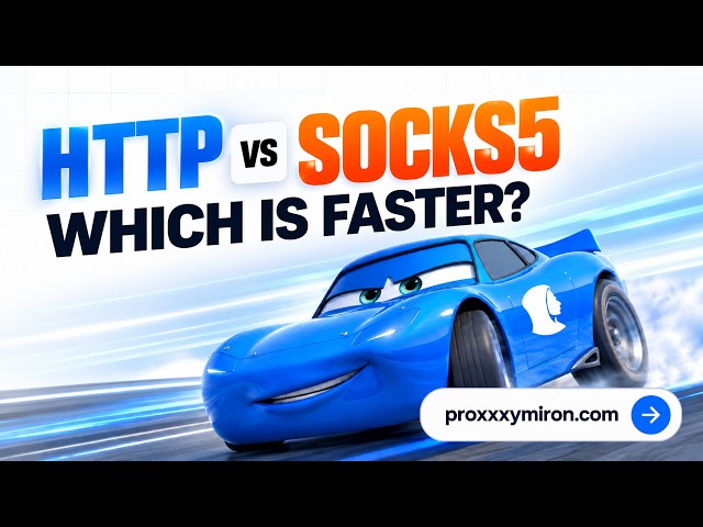 HTTP Proxy vs SOCKS5 Proxy: Which Is Faster? (2,000 Requests)