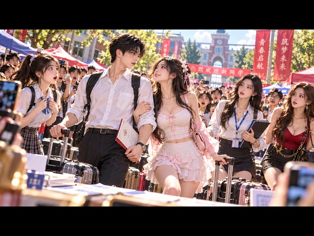 【FULL】On His First Day at College, a Beauty Claimed She Was His Future Wife!#minidrama