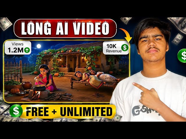 How To Create Long Ai Story Video Free | Ai se Long Video Kaise Banaye | Full Course 