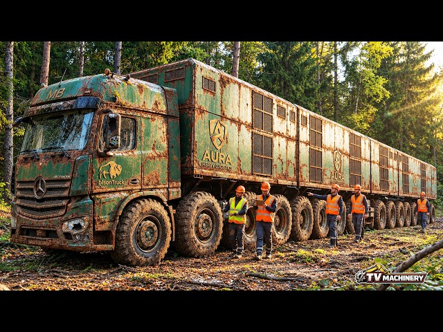 Abandoned for Decades, This Rusty Mercedes-Benz Actros Finally Comes Back to Life