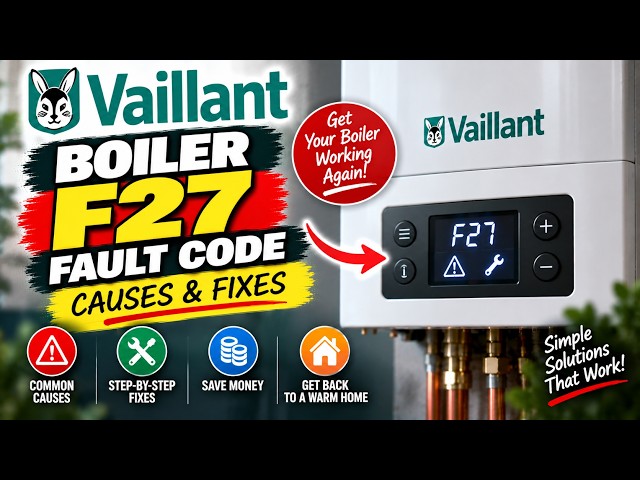 Vaillant Boiler F27 Fault Code: Causes & Fixes | Boilers2Go