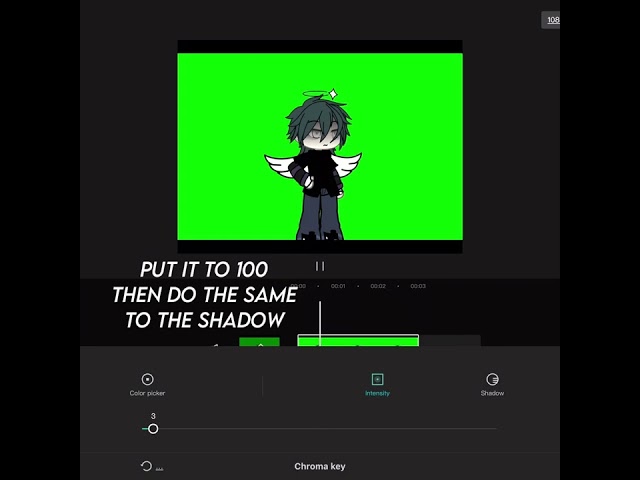 How i use greenscreens (Tutorial) | D1N0_NUGG13S | #shorts #tutorial #capcut #greenscreen #gacha
