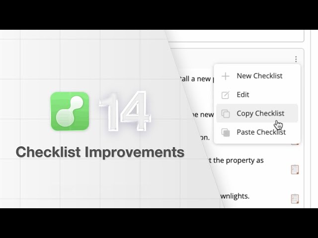 Checklist & Task Improvements — ServiceM8 14 🚀