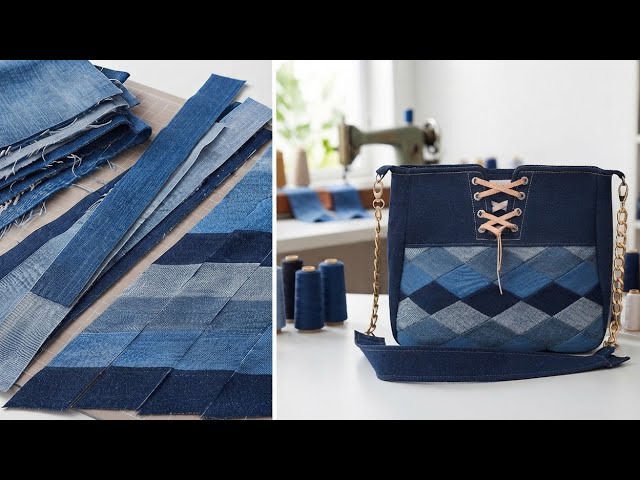  Easy sewing tricks ✂️Trash to Treasure: How to Make a High-End Designer Bag at Home!