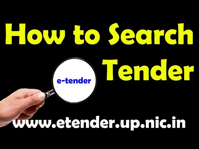 How to Search E- Tender !! In Hindi !! BUT2WHY
