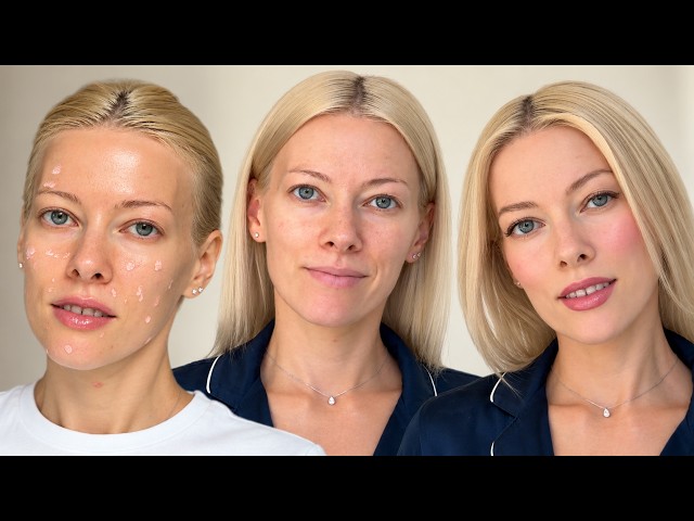 My Morning & Night Skincare Routine + Easy Everyday Makeup | Elena Rachitskaya