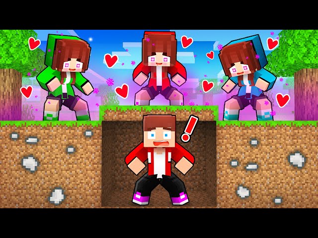 JJ Speedrunner VS LOVE CURSE Hunters - Maizen Minecraft Animation