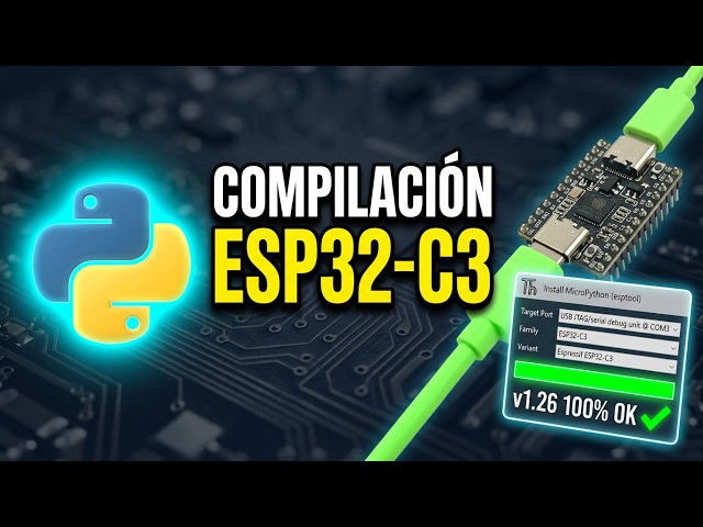 Micropython 1.26  esp32 c3 mini super mini