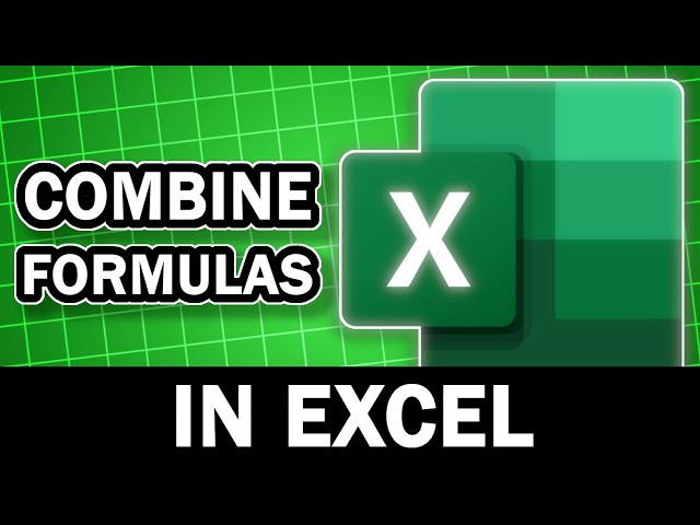 Combine Formulas In One Cell In Excel
