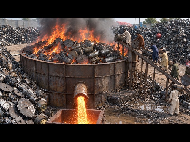 Inside a Giant Steel Factory: How Red-Hot Steel Rods Are Mass-Produced | Incredible Process!
