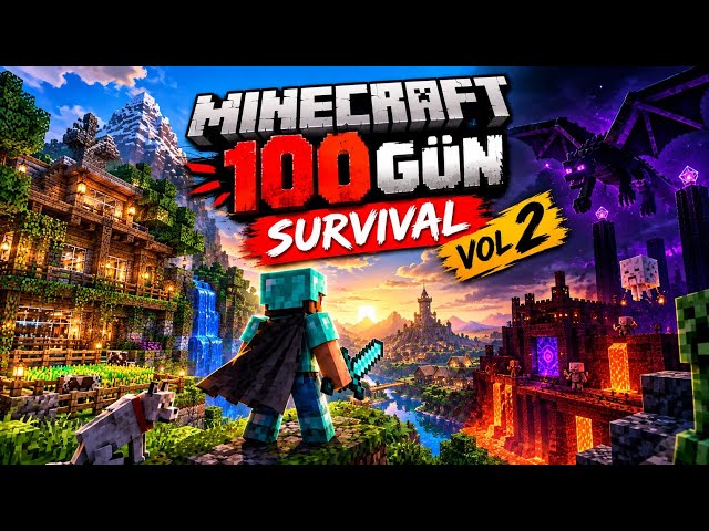 MİNECRAFT SURVİVAL 100 GÜN HAYATTA KALMA vol.2