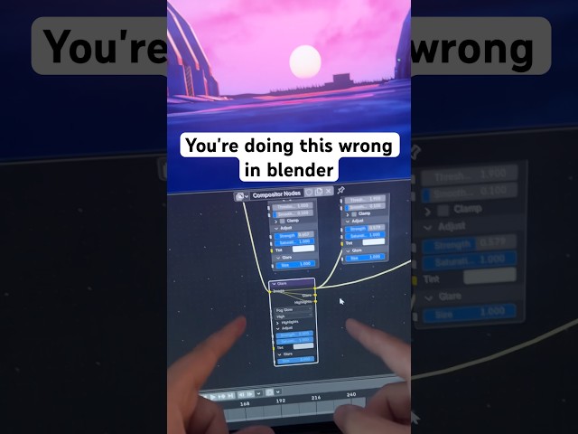 You're doing this wrong in blender #blender3d #b3d #blender