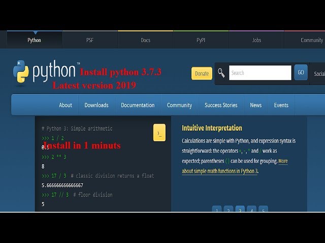 How to download and  install latest version of  python 3.7.3 on Windows 🔥 Release 2019
