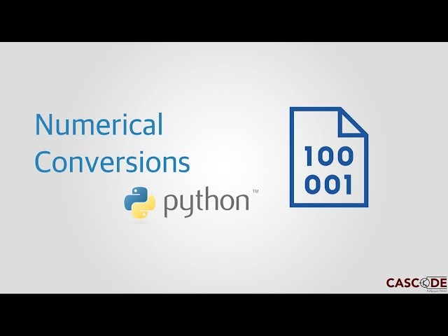 Python For Dummies By Dummies: Decimal to Binary and Hex Conversions