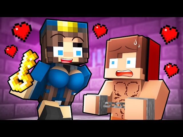 Prisoner JJ is Completely Dependent on the Prison Guard Girl - Minecraft Animation with Mikey