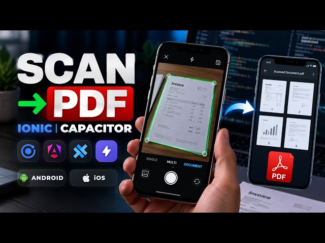 I Built a Document Scanner App with Vibe Coding | Ionic + Capacitor (Android & iOS)