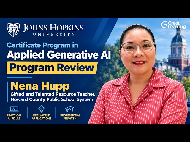 Teaching Students to Use AI Responsibly with the Johns Hopkins Applied Generative AI Program