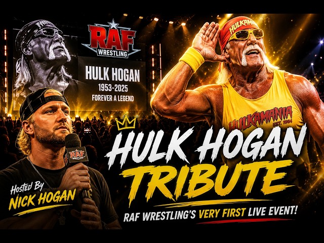 Hulk Hogan Tribute Real American Freestyle Wrestling Premiere - Nick Hogan Delivers Touching Remarks
