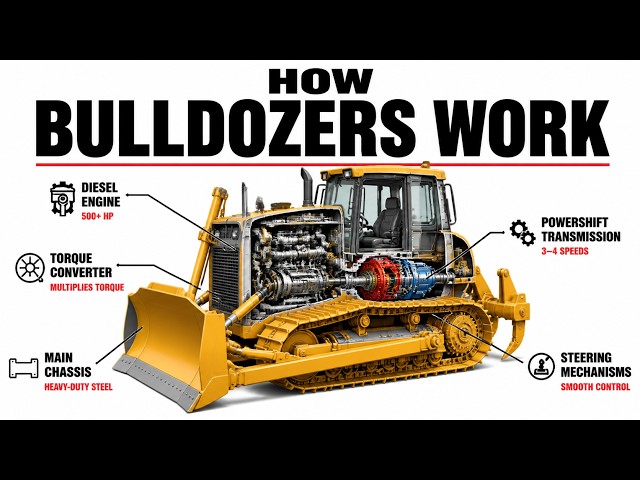 How Bulldozers Work The Insane Engineering Explained