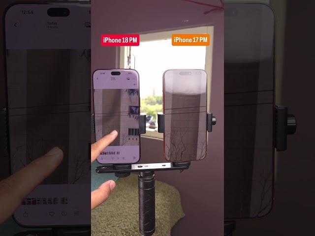iPhone 18 Pro Max Vs iPhone 17 Pro Max Zooming Comparison #shorts