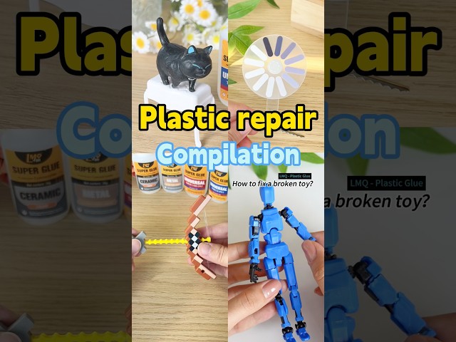 All kinds of broken plastic repair compilation, restore in simple steps!