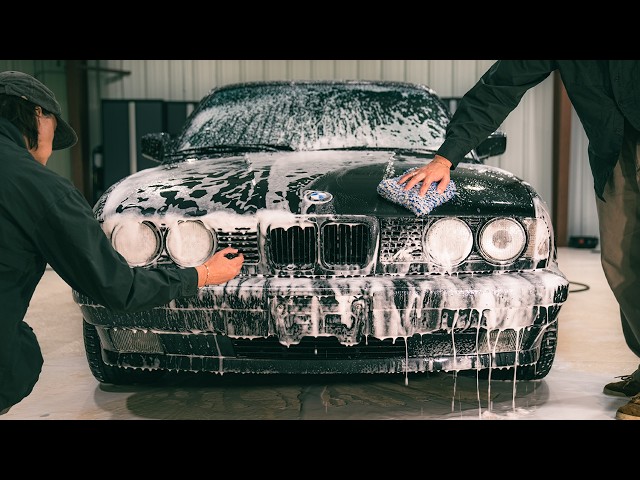 Cleaning A Summers Worth Of Driving Off My AC Schnitzer E34