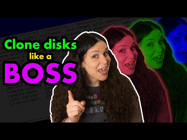 Clonezilla: disk cloning, but it's easier than dd