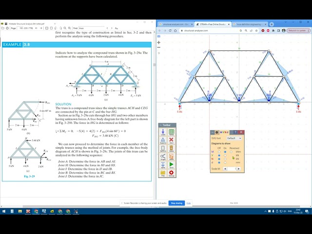 STRIAN 2.0 Structural analysis software Online Free – Truss calculator