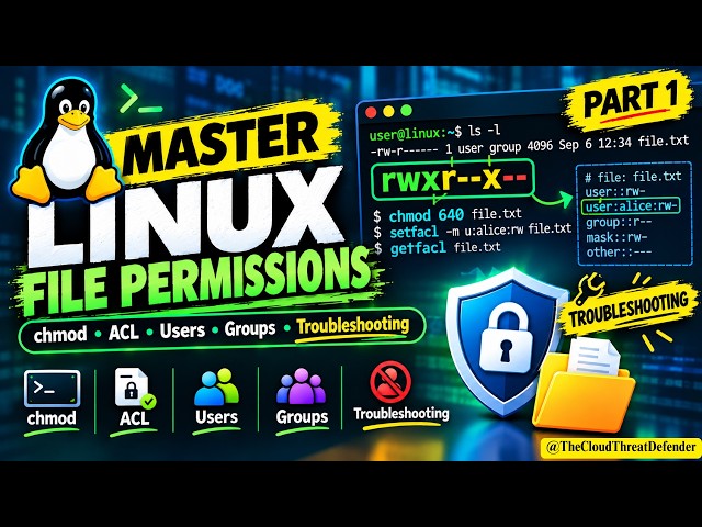 Mastering Linux File Permissions 🔐 | chmod, Users, Groups & ACL Explained | Linux Part 1 | Hindi