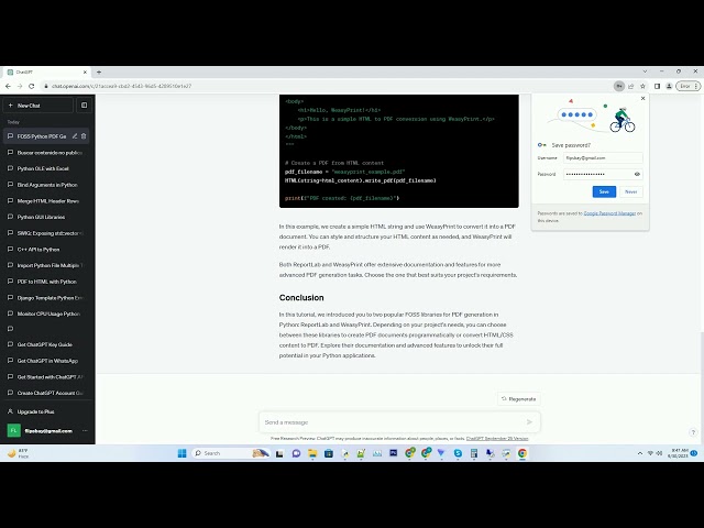 Can anyone recommend a decent FOSS PDF generator for Python