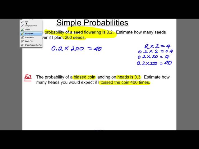 GCSE Revision Video 11 - Simple Probability