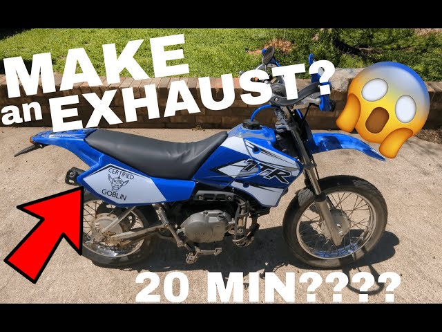 Make a DIY Dirtbike/Motorcycle Exhaust for cheap!