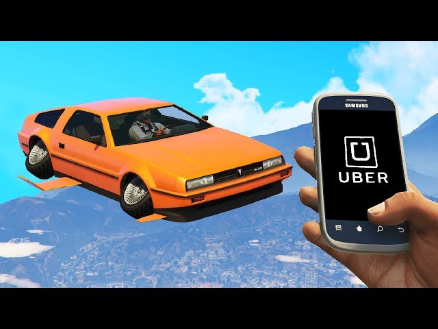 I'm An Uber Driver But I Drive A Flying Car.. (GTA RP)