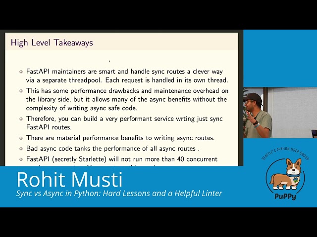 Rohit Musti - Sync vs Async in Python