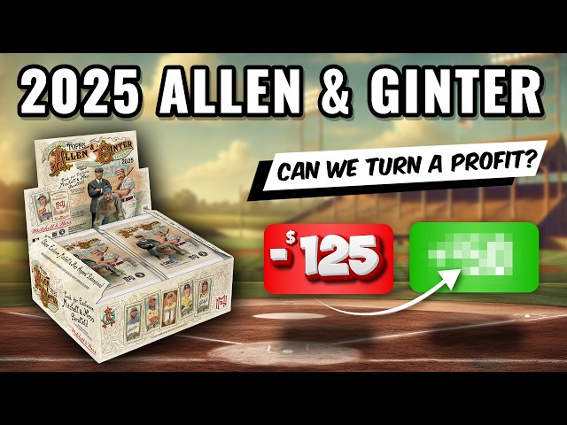 RIP CARD OPENED LIVE!!🚨PROFIT CHALLENGE🚨2025 TOPPS ALLEN & GINTER  BASEBALL HOBBY BOX